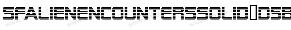 SfAlienEncountersSolid-d5BR字体转换