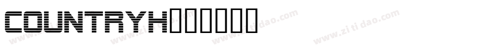 countryh字体转换