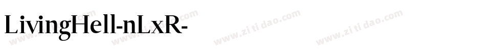 LivingHell-nLxR字体转换