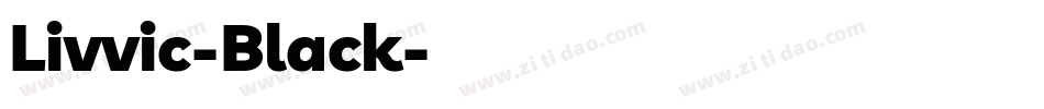 Livvic-Black字体转换