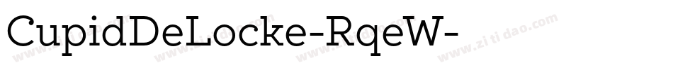 CupidDeLocke-RqeW字体转换