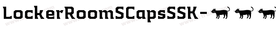LockerRoomSCapsSSK字体转换