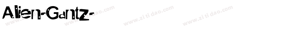 Alien-Gantz字体转换