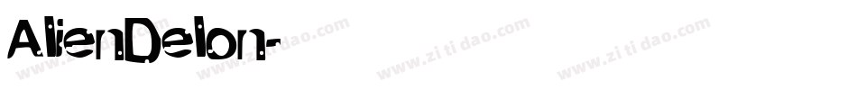 AlienDelon字体转换