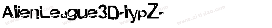AlienLeague3D-lypZ字体转换