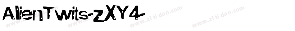 AlienTwits-zXY4字体转换