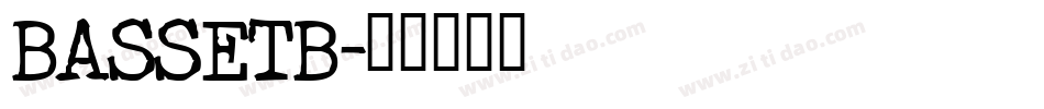 BASSETB字体转换