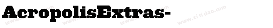 AcropolisExtras字体转换
