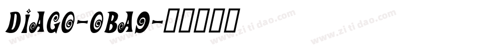 Diag0-0Ba9字体转换