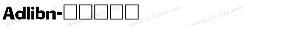 Adlibn字体转换