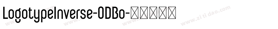 LogotypeInverse-ODBo字体转换