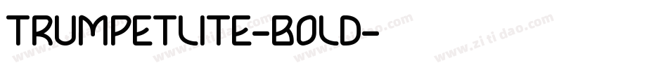 TrumpetLite-Bold字体转换