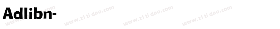 Adlibn字体转换