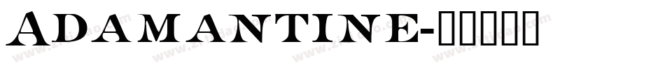 Adamantine字体转换
