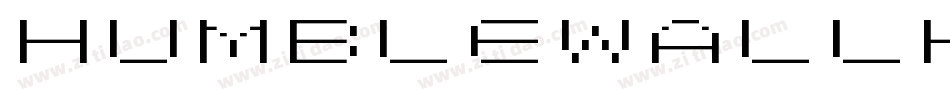 HumbleWallHungryTrees-B52d字体转换