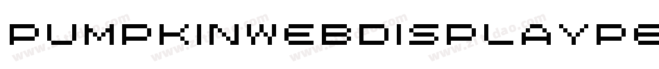 PumpkinWebDisplayPersonalUse-K7Oy7字体转换