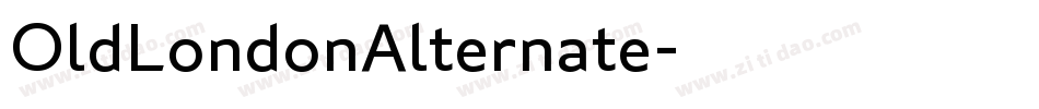 OldLondonAlternate字体转换