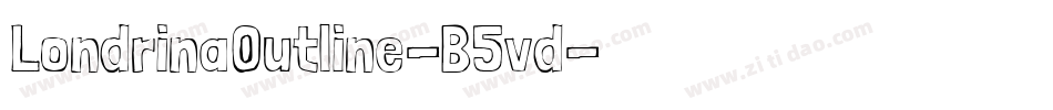 LondrinaOutline-B5vd字体转换
