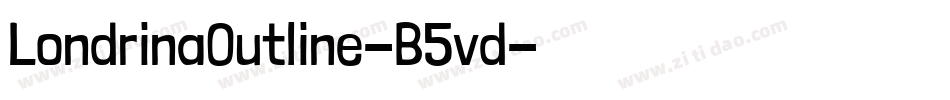 LondrinaOutline-B5vd字体转换