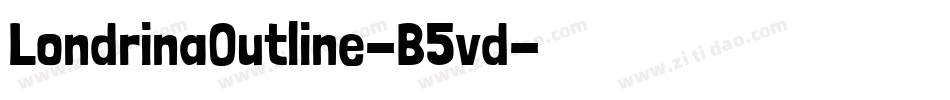 LondrinaOutline-B5vd字体转换