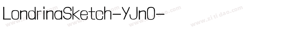 LondrinaSketch-YJnO字体转换