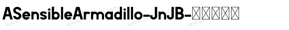 ASensibleArmadillo-JnJB字体转换