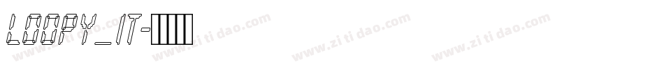 LOOPY_IT字体转换