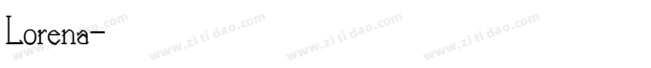 Lorena字体转换