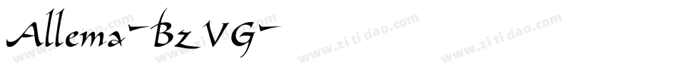 Allema-BzVG字体转换