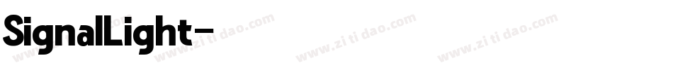 SignalLight字体转换