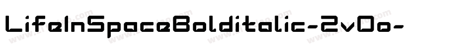 LifeInSpaceBolditalic-2vOo字体转换