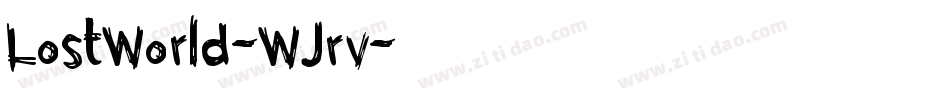 LostWorld-WJrv字体转换