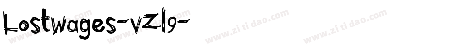 Lostwages-vZl9字体转换