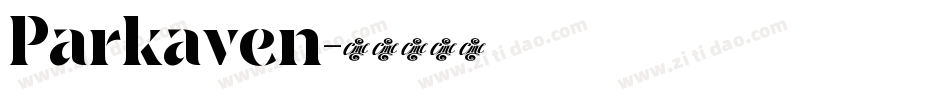 Parkaven字体转换