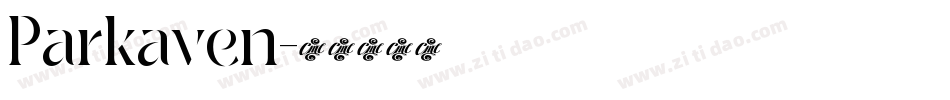 Parkaven字体转换