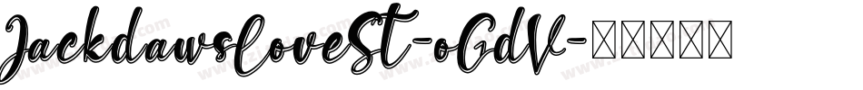 JackdawsLoveSt-oGdV字体转换