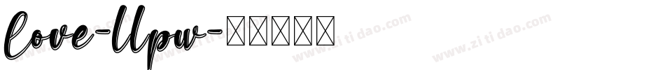 Love-llpw字体转换