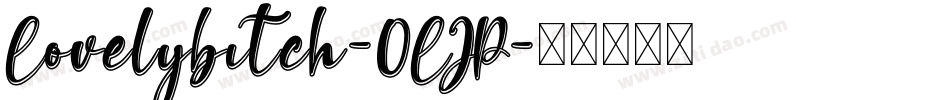 Lovelybitch-0LJP字体转换