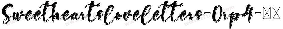 SweetheartsLoveLetters-0rp4字体转换
