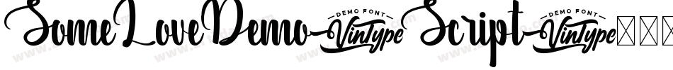 SomeLoveDemo-Script字体转换
