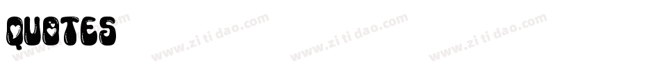Quotes字体转换