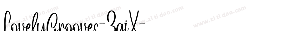 LovelyGrooves-3gjX字体转换