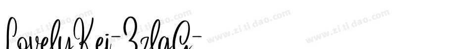 LovelyKei-3zlgG字体转换