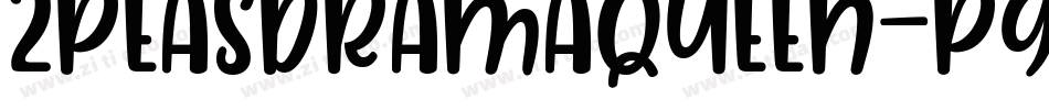2PeasDramaQueen-pgny字体转换