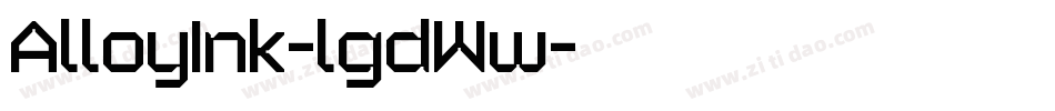 AlloyInk-lgdWw字体转换