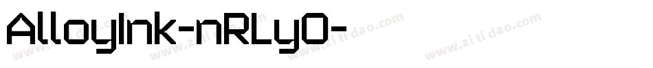 AlloyInk-nRLyO字体转换