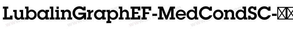 LubalinGraphEF-MedCondSC字体转换