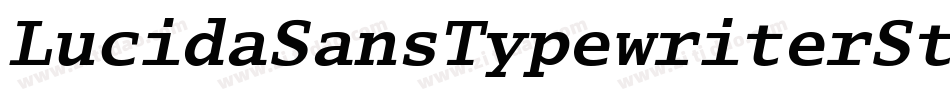 LucidaSansTypewriterStd-Obl字体转换