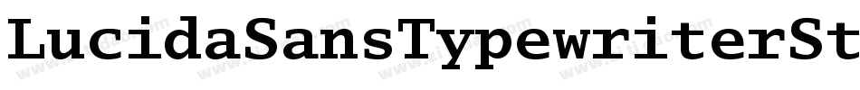 LucidaSansTypewriterStd字体转换