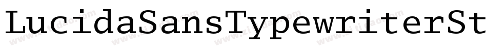 LucidaSansTypewriterStd-Obl字体转换